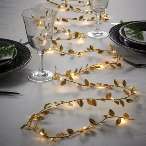 High quality Wedding LED String Lights Shaped Like Rose Leaves