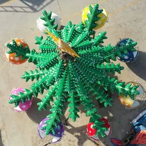 Holiday Carnival Seasonal Attraction Merry 32 People Christmas Tree Themed Amusement Ride