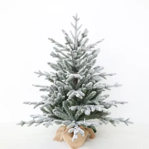 Holiday Centerpiece Realistic Rustic Farmhouse Decor Indoor Winter Wonderland Accent for Christmas New Year Seasonal Displays