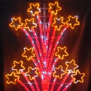 Holiday Decorations Lights IP65 Waterproof 2700K Soft Warm White Motif Lights for Landscape 2D Motif Light Design