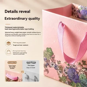 Holiday Gift Packaging Bags, Customizable Colors and Sizes