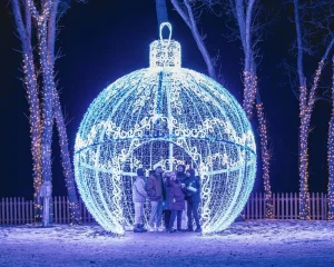 Holiday Lights for Theme Park Factory Custom Colorful Iron Tree Shape Large Festival Lantern Show Graduation Diwali