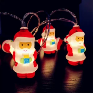 Holiday Ornamental Festoon Lamp LED Santa Claus String Lighting