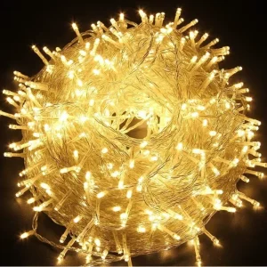 Holiday Outdoor IP65 Waterproof LED Fairy String Light with Dimmable RGB Warm White for Christmas Wedding Party Decoration