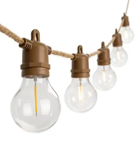 Holiday Solar LED Twine Connectable String Lights for Outdoor Decoration 8 Meters Remote Control Bluetooth Tuya Wi Fi Addable