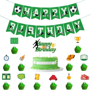 Holiday Theme Party Decoration Football Banners Available for Purchase