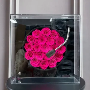 Home Decoration Gift Box Eternal Rose Bluetooth Speaker Valentine’s Day Preserved Flower Phonograph