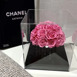 Home Decoration Preserved Rose Hugging Bucket Gift Box Valentine’s Day Everlasting Eternal Immortal Flowers