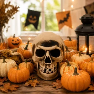 Home Decorations Halloween Party Decorations Halloween Skeletons Indoor Skeleton Head Decoration Outdoor Skeleton Head Ornament