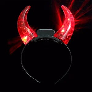 Horn Hairband LED Party Supplies Festival Light up Plastic Big Event Gifts Decoration