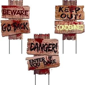 Horror Bloody Zombie Halloween Yard Lawn Decorations Outdoor Halloween Garden Ornaments Made of PP Material