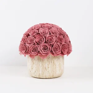 Hot Sell Preserved Rose with Luxury Stone for Home Decoration Valentine’s Day & New Year Custom Logo Available
