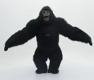 Hot Selling Cosplay Party Customizable Movie Adult Walking Furry Inflatable Gorilla Mascot Character Costumes Suit