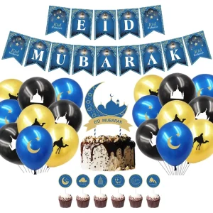 Hot Selling Eid Party Decorations Balloon Party Festival Muslim Balloon Ramadan Mubarak Party Table Decoration