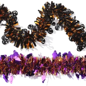 Hot Selling High quality Halloween Decoration with Festive Party Colored Plastic Decorative Ribbons