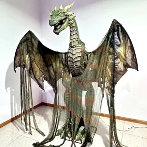 Hot Selling NED Electric Animatronic Plastic Durable Halloween Dragon for Indoor Use in Shopping Malls & Public Adventure Parks