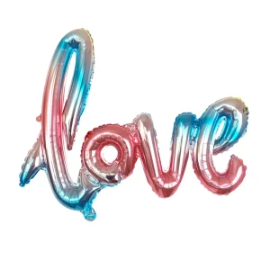 Hot Selling New Red Valentine’s Day Wedding Love Letter Foil Balloons with Customized Logo and Size for Party Decorations