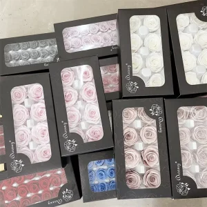 Hot Selling Products Preserved Rose 5 6 CM Decorative Flowers for Home Decoration Holiday Gift