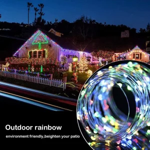IP44 Copper Wire LED Starry String Lights Battery Powered for Christmas Tree Holiday Decoration OEM