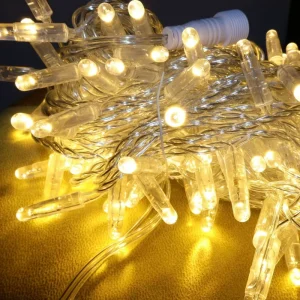 IP65 Landscape Multicolor Outdoor Fairy Lights Garden Yard LED Holiday Christmas Warm White String Lights