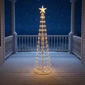 IP65 RGB LED Christmas Lights Ra80 1.2M Dimmable Indoor Outdoor Holiday String Lighting Waterproof Decoration