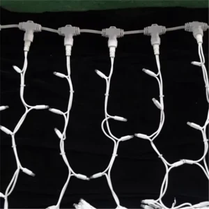 IP65 Warm White Holiday Christmas Light Indoor Outdoor Decorative Curtain String Windows Light RoHS CE Certified 2 Year Warranty