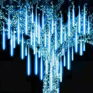 IP65 Waterproof Meteor Shower String Light Wedding Party Christmas Decor Lamp with High Visibility Outdoor Indoor Use
