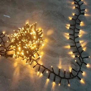 IP65 Waterproof Outdoor Indoor Christmas Garland Fairy Decoration String Lights LED Firecracker Cluster 3m