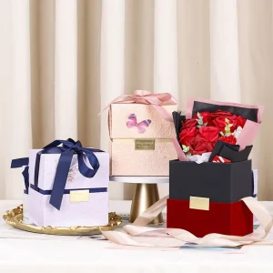 In-stock Holiday Gift Box Used for Organizing Exquisite Accessories Stylish Packaging for Luxury Cosmetics Gift Sets