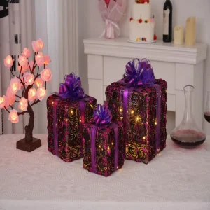 Indoor Atmosphere LED Decoration Lamp Rechargeable Night Light Battery Box Design Festival Gift Ornament Light