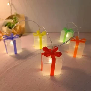 Indoor Christmas Decorations Copper Battery Operated Rechargeable LED String Lights IP65 Weddings Parties Xmas Trees Gifts