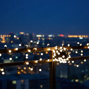 Indoor Outdoor 10M LED Round Ball String Light IP65 Copper for Wedding Christmas Lights for Indoor and Commercial Use