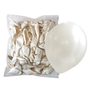 Inflatable Air 12 Inch Birthday Wedding Christmas Fiesta Decoration Party Latex Metallic Ballon Pearl White Pearlized Balloon
