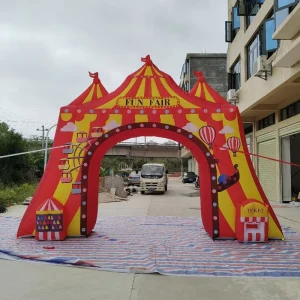 Inflatable Circus Archway Decoration Giant Entrance Gate to the Amusement Park Carnival