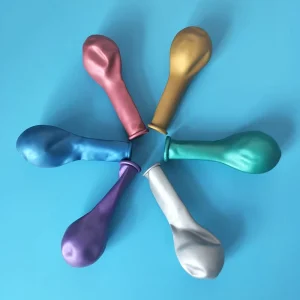 Inflatable Decoration Party Balloons 5 Inch Chrome Color Latex Balloon