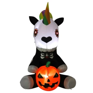 Inflatable Halloween Decorations with LED Light for Holiday Party Decor for Adult Halloween Party