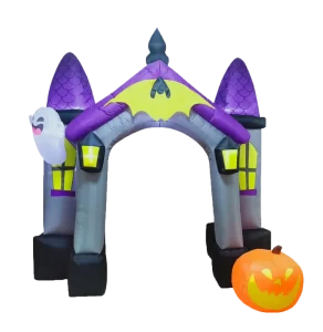Inflatable Halloween Pumpkin Arch Entrance Decoration