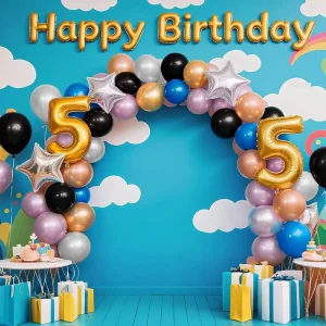 Inflatable Helium Latex Chrome Pearl Metallic Color Ballon Giant 12″ 2.8g Gold Chrome Balloons