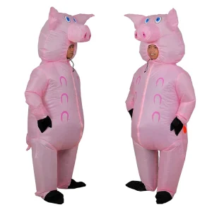 Inflatable Pig Costume Christmas Costumes Fancy Dress Masquerade Funny Cosplay Party Clothes for Adult