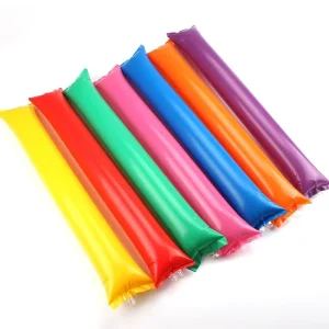 Inflatable Plastic Cheering Support Stick Advertising Logo Cheering Stick Pom pom Stick for Games and Matches