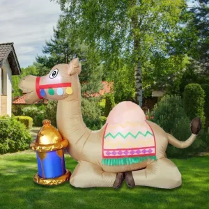 Inflatable Ramadan Decoration for Holy Celebration with LED Lights Celebrate Fasting Introspection and Prayer