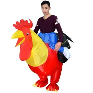 Inflatable Rooster Costume Shark Animal Mascot Anime Dress Suit Halloween Party Cosplay Costumes