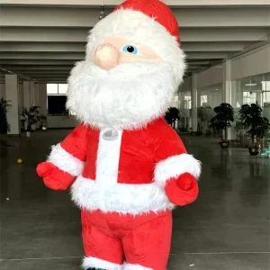 Inflatable Santa Claus Mascot Costume, 2m, 2.6m, 3m, for Adults