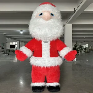 Inflatable Santa Claus Snowman Deer Mascot Costume Adult Fancy Dress Christmas Party Kawaii Carnival Costumes
