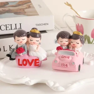 Ins Style Bedroom Decorative Ornaments Cartoon Decorative Dolls Romantic Couple Valentine’s Day Crafts