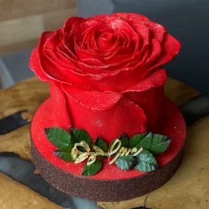 Ins Valentine’s Day 520 Acrylic Cake Decoration Love Cupcake Decoration Party Supplies