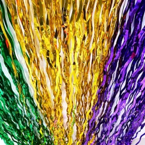 JUXINDA Carnival Party Theme Decoration Background Fringe Festival Event Decor Mardi Gras Supplies