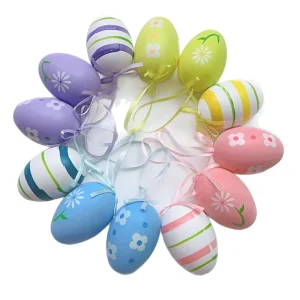 JUXINDA Factory Direct Sales of Realistic Plastic Easter Eggs Suitable for Home and Wedding Decorations