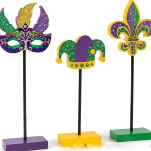 JUXINDA New Halloween Decorations Carnival Decorations Glittering Table Decorations Colorful Headband Ornaments