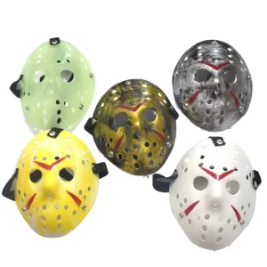 Jason Mask Halloween Cosplay Hockey Mask With Adjustable Straps Party Prom Props Decor Costume Party Makeup DD7 113